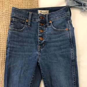 Madewell 10” high rise skinny jeans size 23